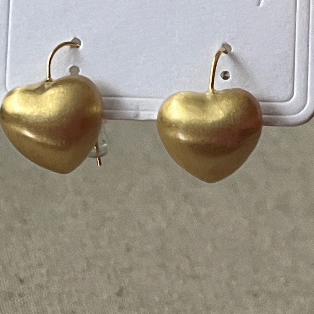 Minimalist Heart-Shaped Earrings